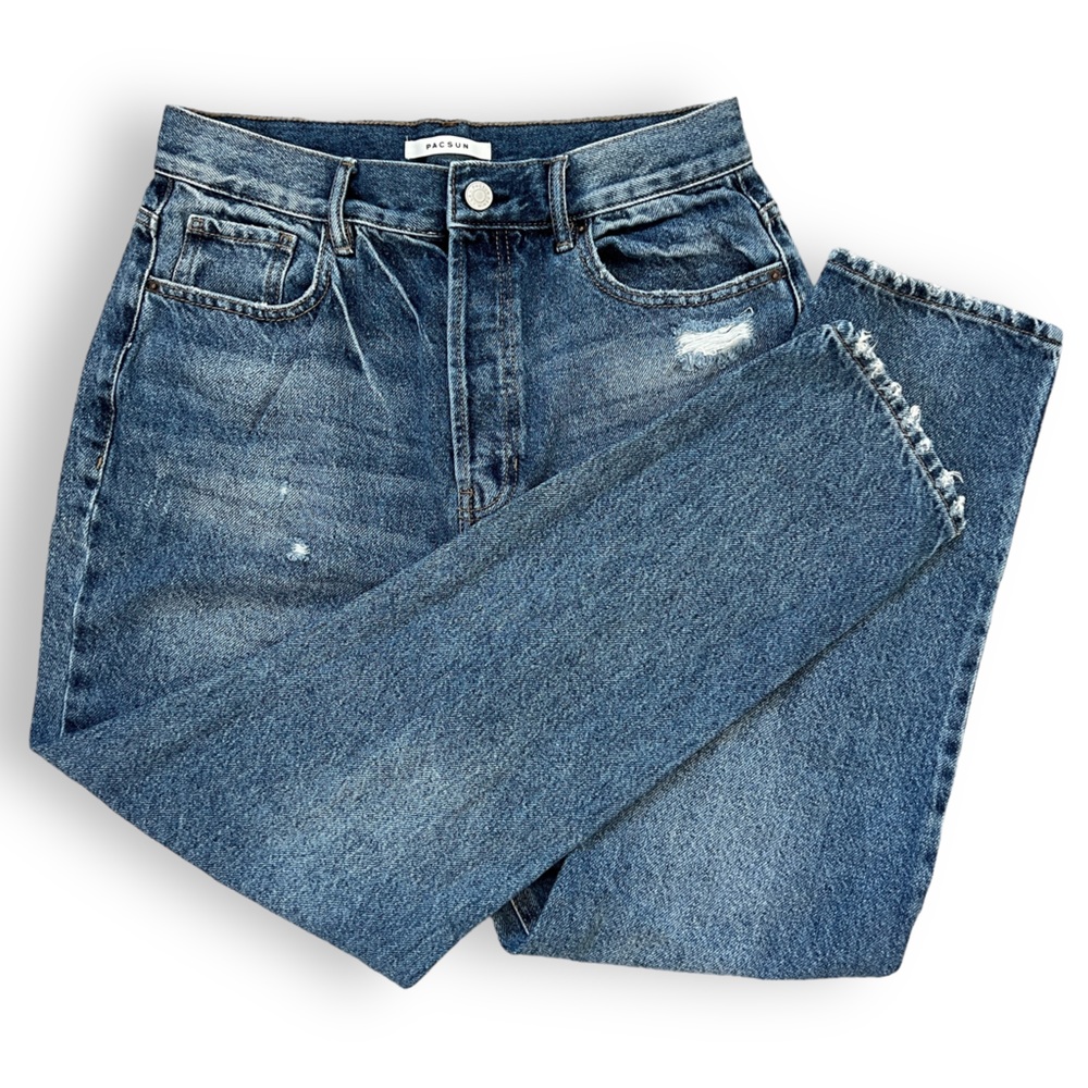 Pacsun Ultra High Rise Slim Distressed Jeans, size 28